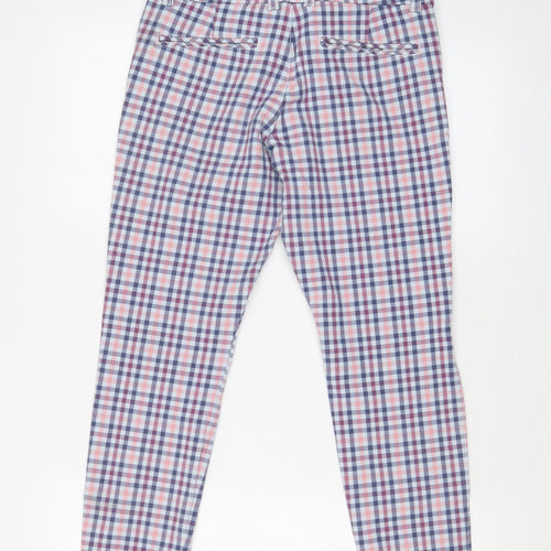 Gap Womens Multicoloured Check  Skinny Jeans Size 28 in L23 in