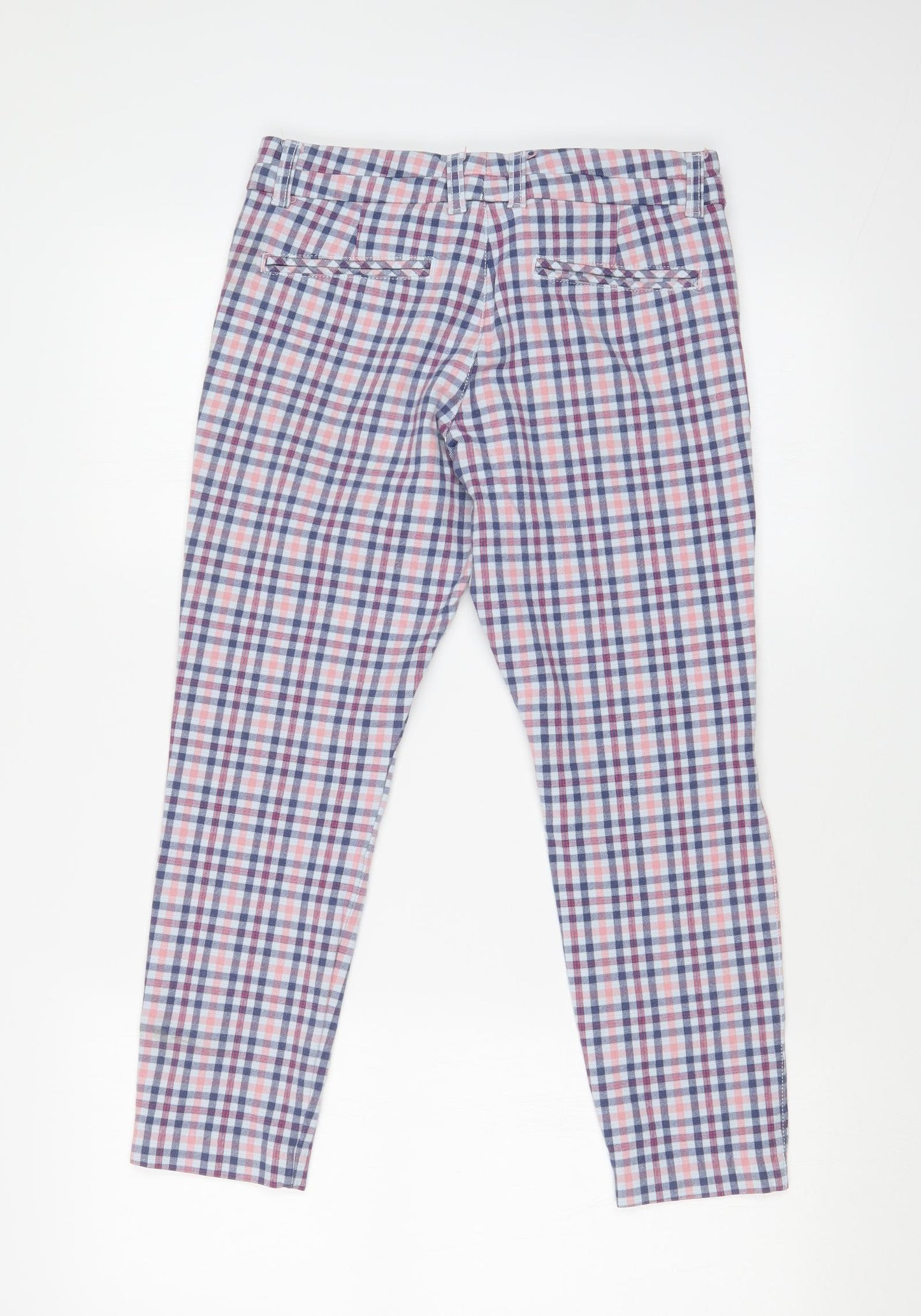 Gap Womens Multicoloured Check  Skinny Jeans Size 28 in L23 in