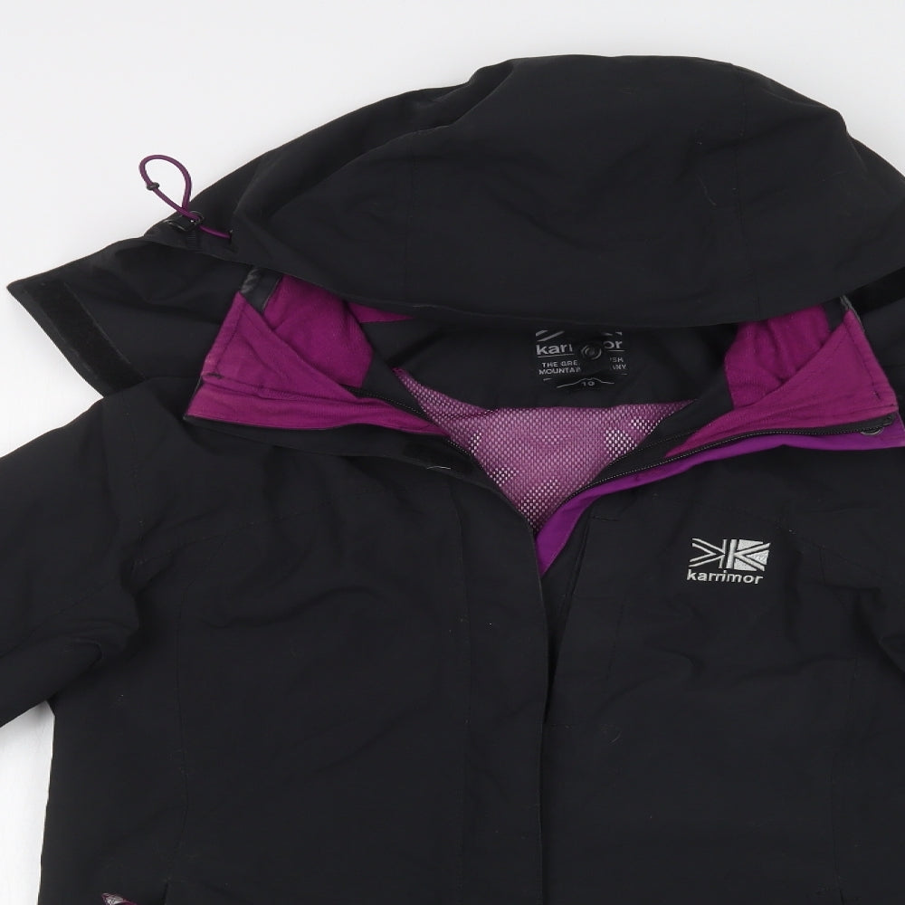 Karrimor Womens Black   Overcoat Coat Size 10