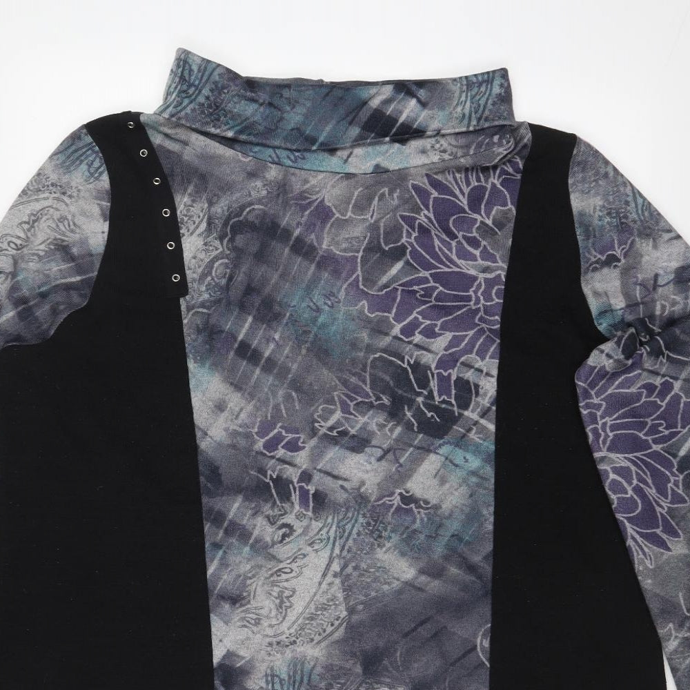 Preworn Womens Multicoloured Paisley  Basic T-Shirt