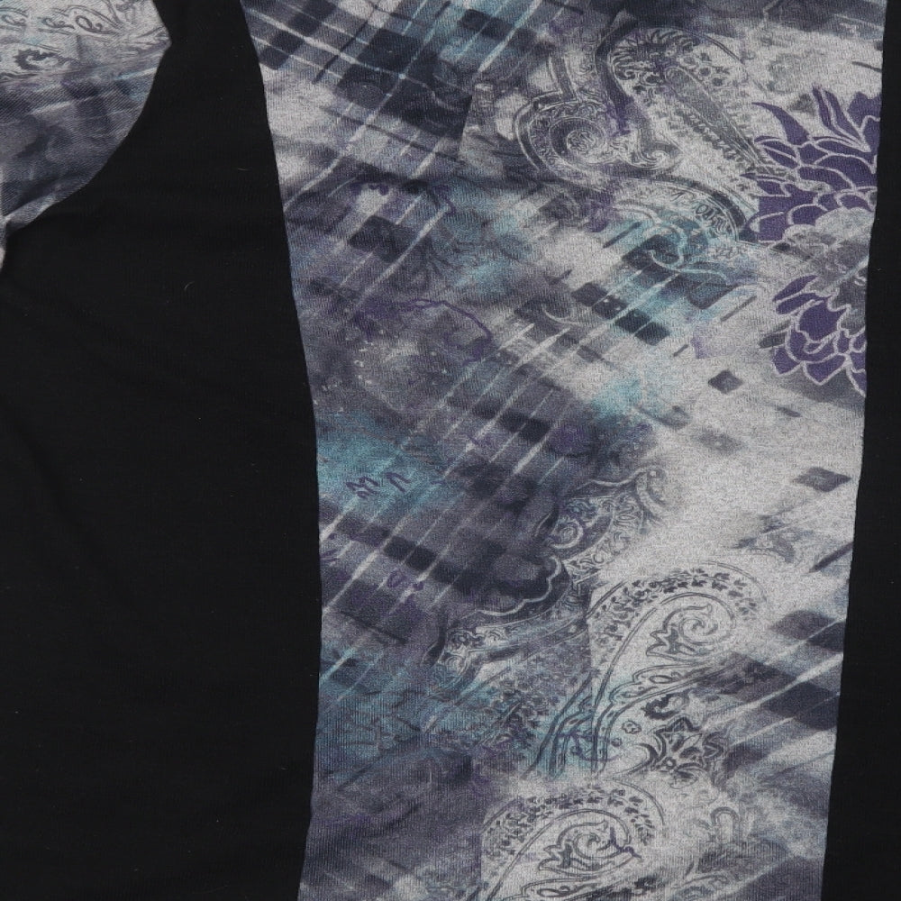 Preworn Womens Multicoloured Paisley  Basic T-Shirt