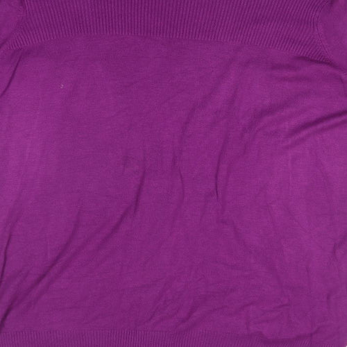 George Womens Purple   Cardigan Jumper Size 22