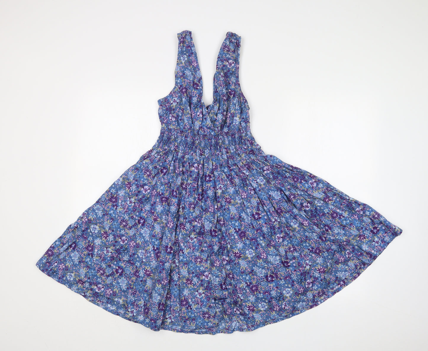 H&M Womens Multicoloured Floral  Fit & Flare  Size 10