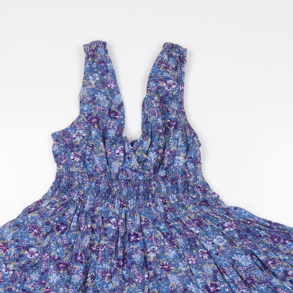 H&M Womens Multicoloured Floral  Fit & Flare  Size 10