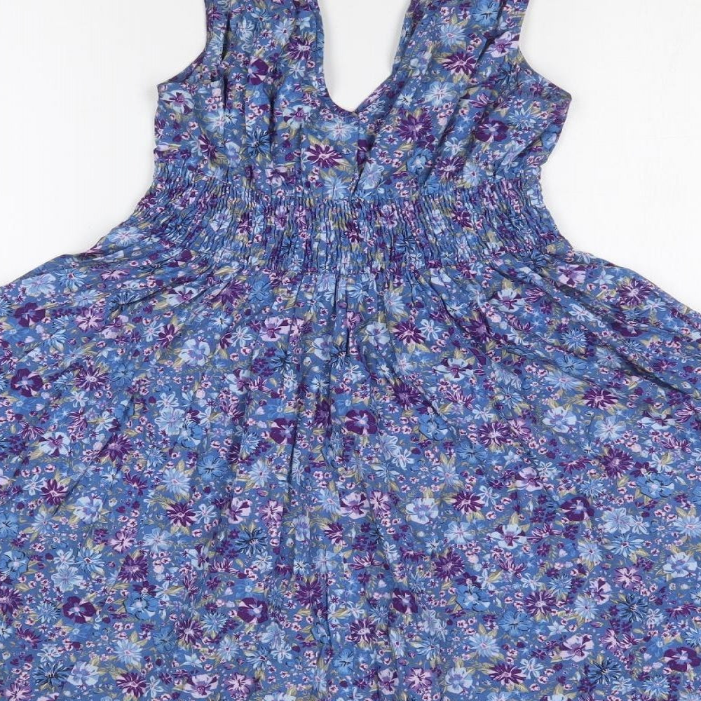 H&M Womens Multicoloured Floral  Fit & Flare  Size 10