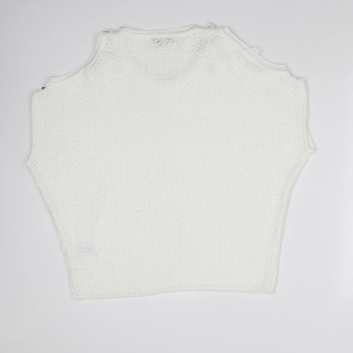 NEXT Womens White   Basic T-Shirt Size S