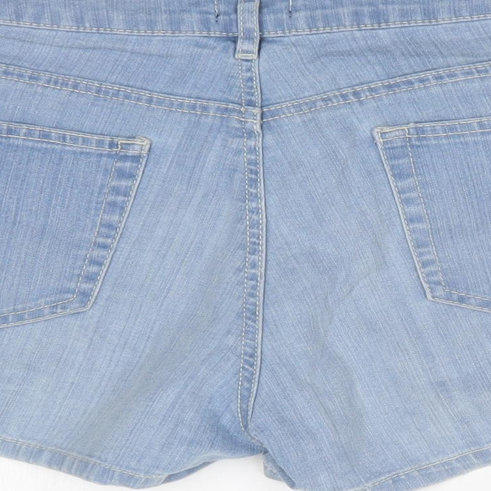 F&F Womens Blue   Hot Pants Shorts Size 12