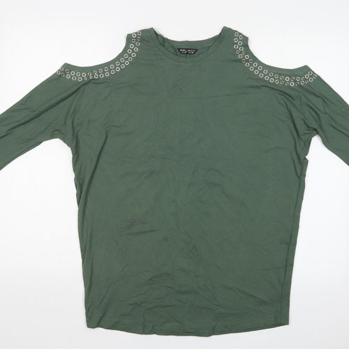 Select Womens Green   Basic T-Shirt Size 10