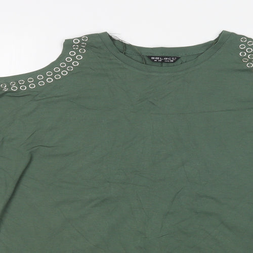 Select Womens Green   Basic T-Shirt Size 10