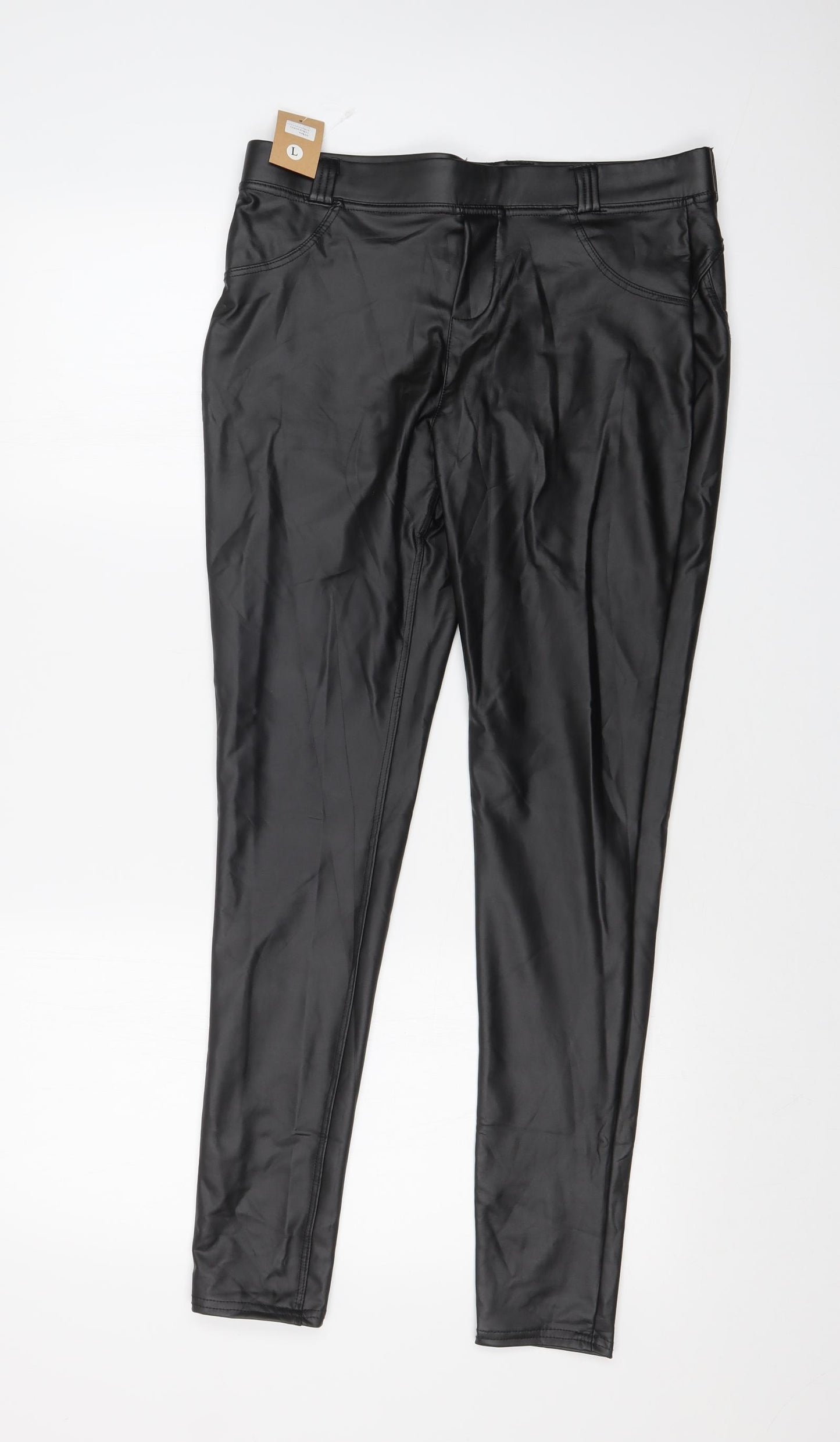 Preworn Womens Black   Skinny Jeans Size L L27 in