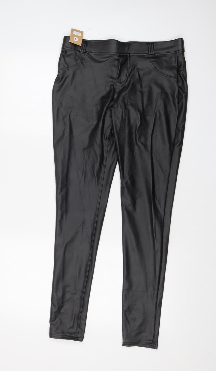 Preworn Womens Black   Skinny Jeans Size L L27 in