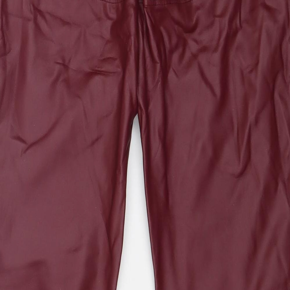 Preworn Womens Red   Skinny Jeans Size L L27 in