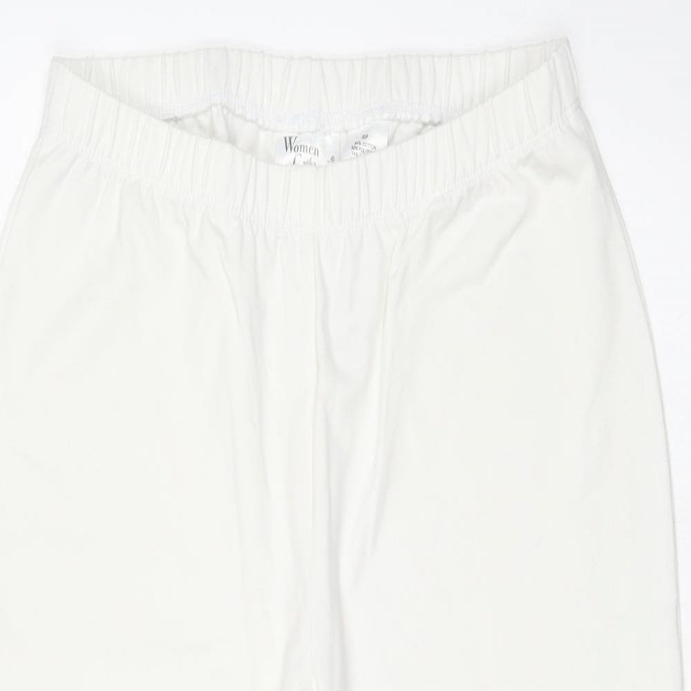 Women with Control Womens White   Cropped Leggings
