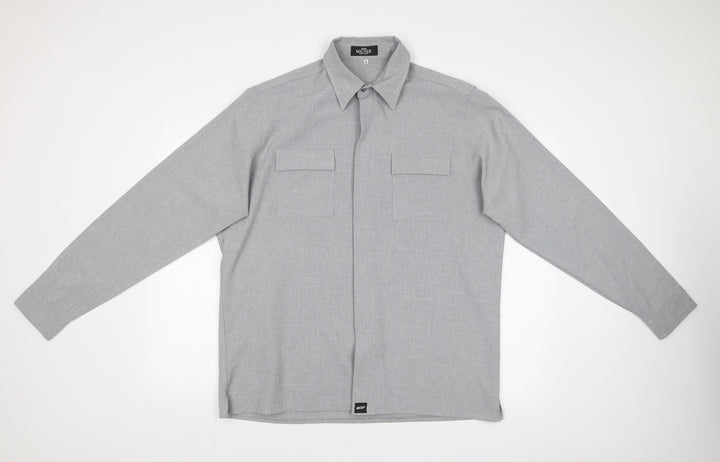 JOHN MILNER Mens Grey    Button-Up