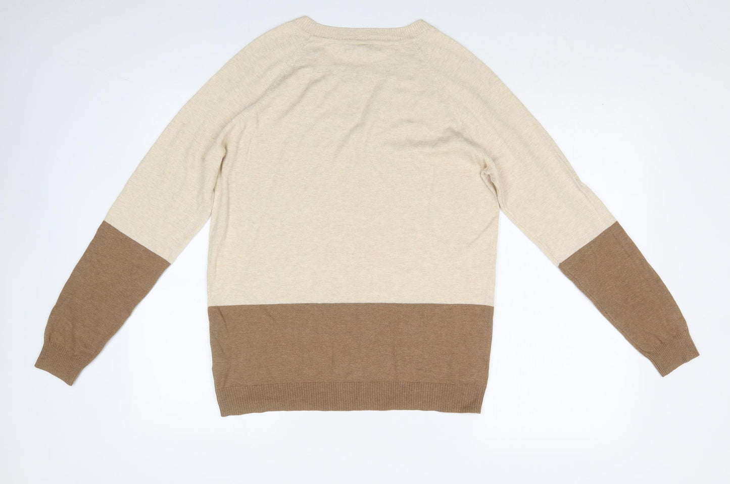 NEXT Womens Multicoloured Colourblock  Pullover Sweatshirt Size 14