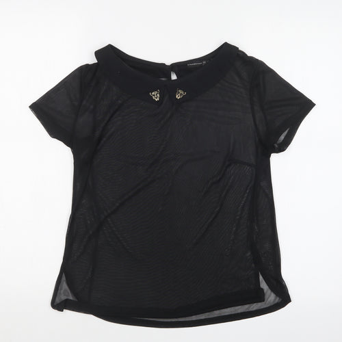 Atmosphere Womens Black   Basic T-Shirt Size 10