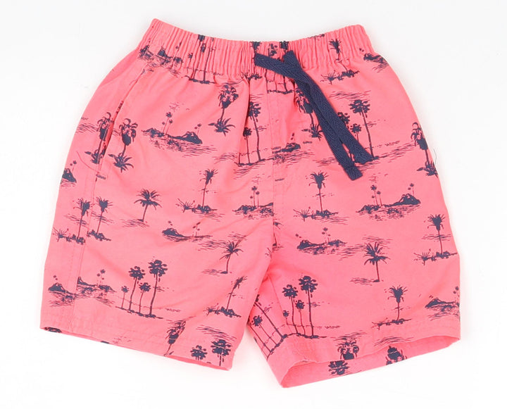 LITTLE REBEL Baby Pink Floral  Sweatpants Trousers Size 12-18 Months