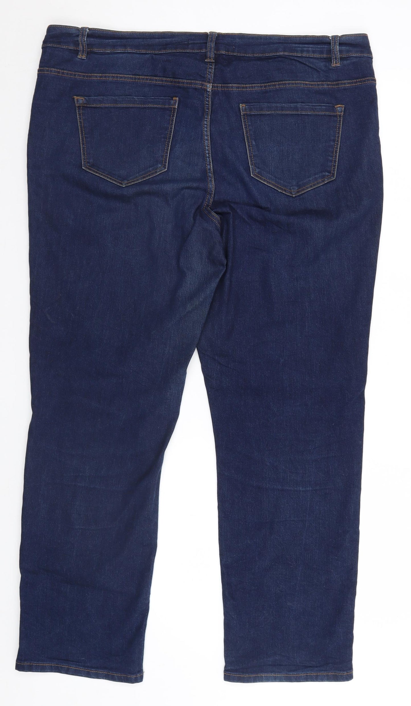 George Womens Blue   Straight Jeans Size 18 L29 in