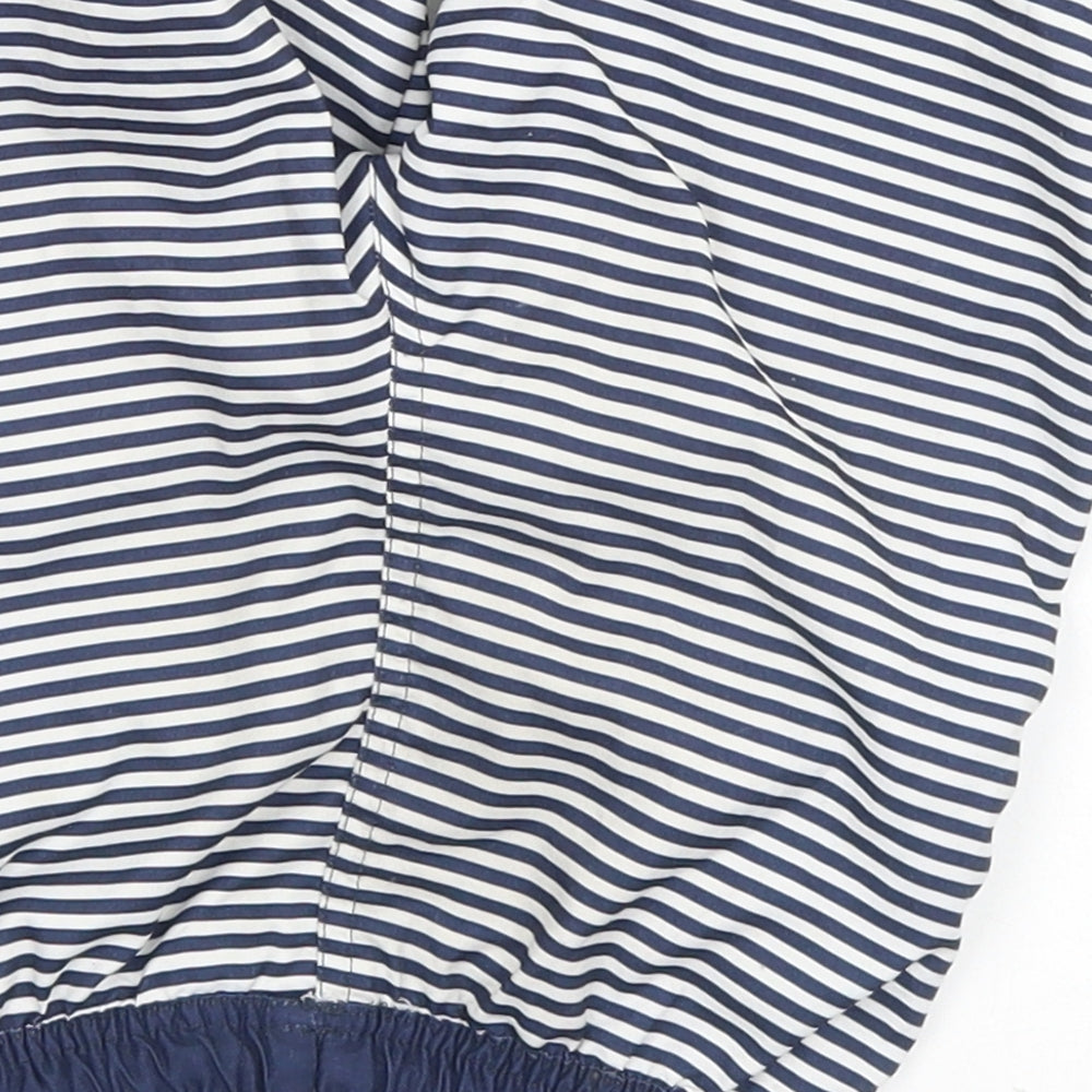 NEXT Boys White Striped  Sweat Shorts Size 3-4 Years