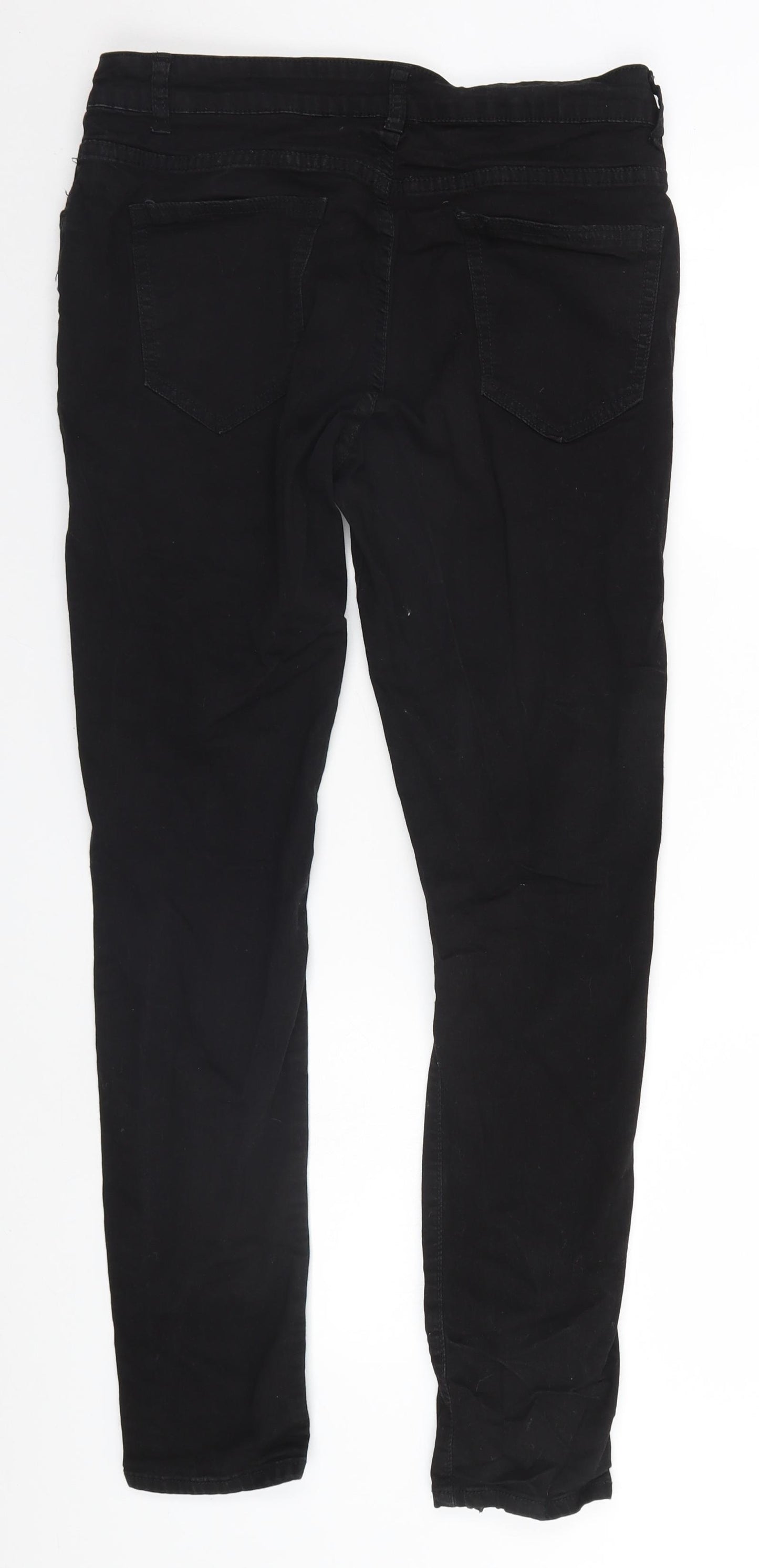 Preworn Mens Black   Straight Jeans Size L L27 in