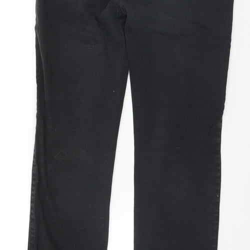 Denim & Co. Womens Black   Straight Jeans Size S L28 in