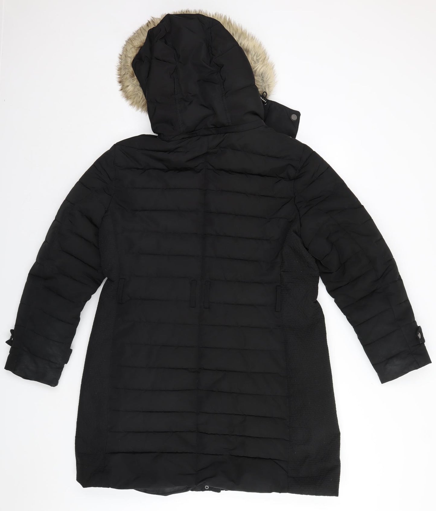Esprit Womens Black   Parka Coat Size 2XL