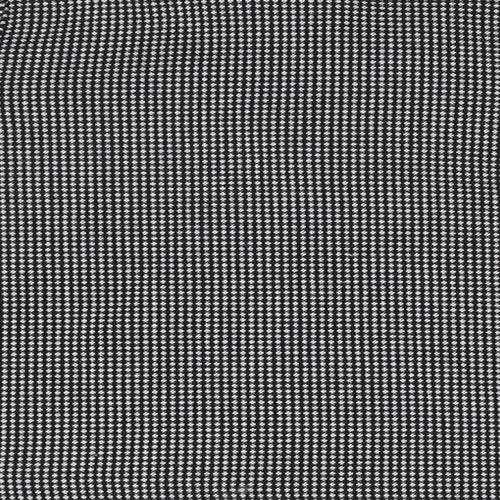 Zara Womens Black Houndstooth  Basic Polo Size M