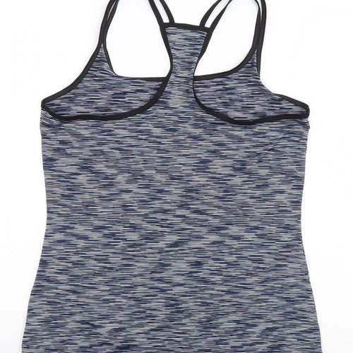 Preworn Womens Blue Striped  Basic Tank Size 12