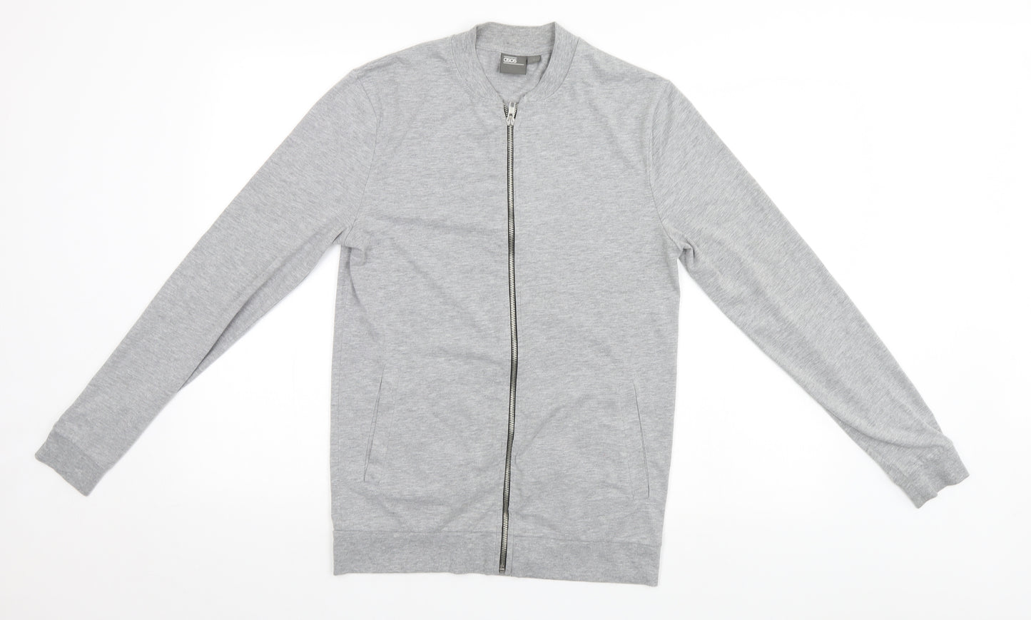 ASOS Mens Grey   Full Zip Jumper Size S