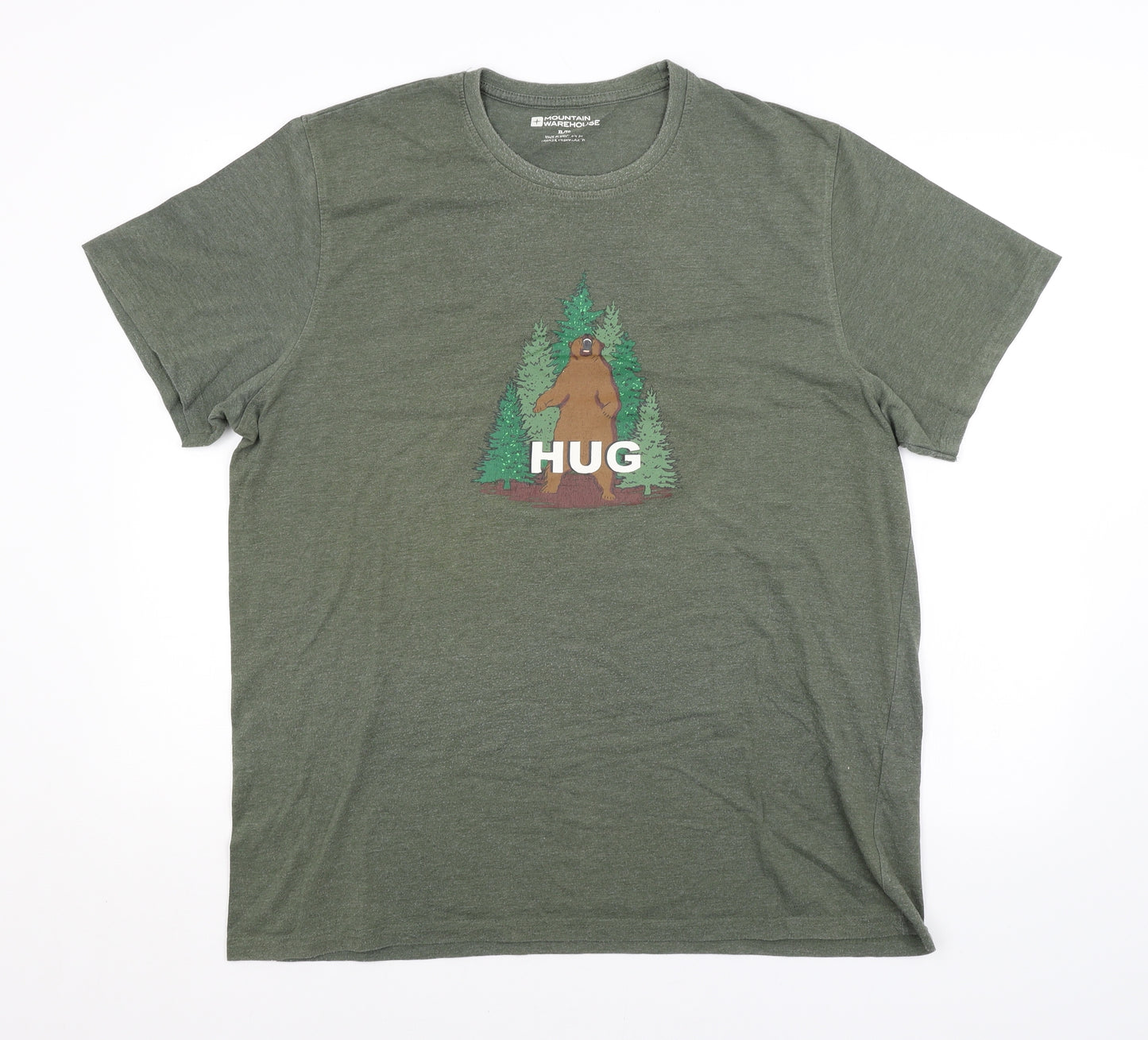 Mountain Warehouse Mens Green    T-Shirt Size XL
