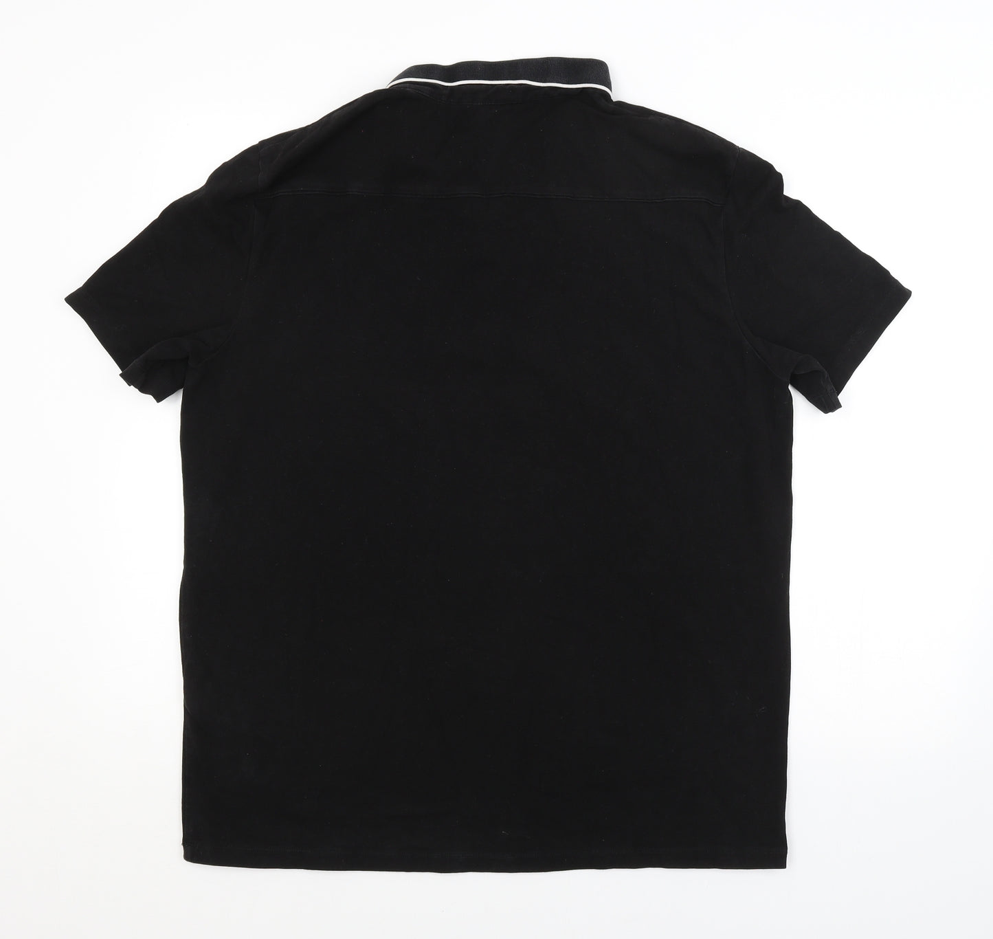 Armani Exchange Mens Black Batik   Polo Size XL