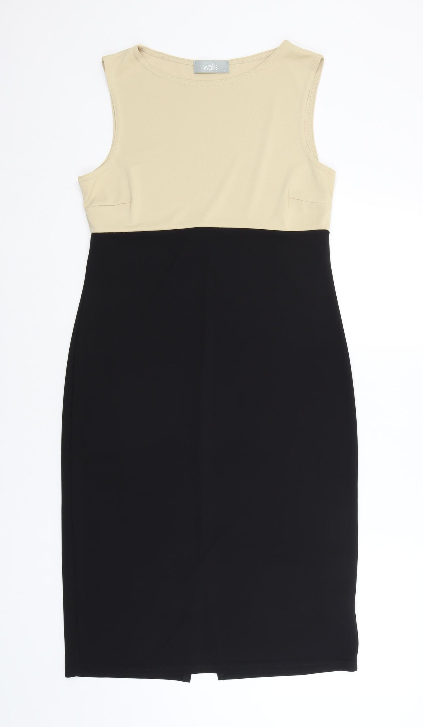 Wallis Womens Black   Pencil Dress  Size 14