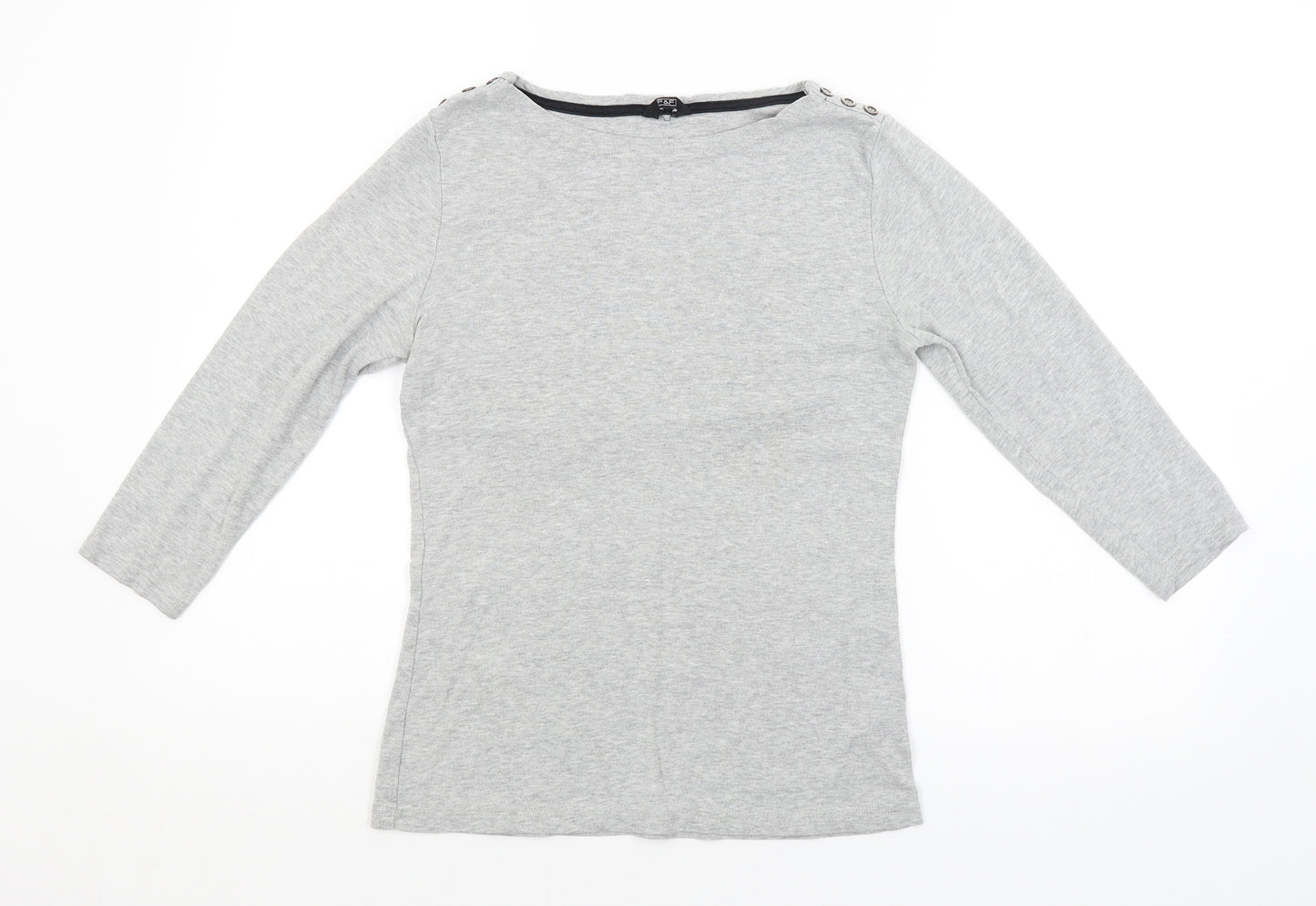 F&F Womens Grey   Basic T-Shirt Size 14