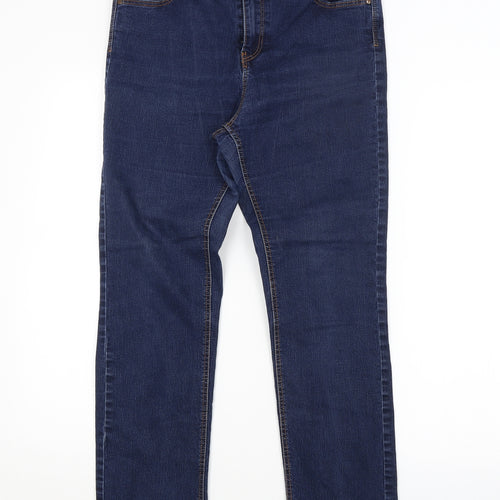 George Womens Blue   Straight Jeans Size 14 L26 in