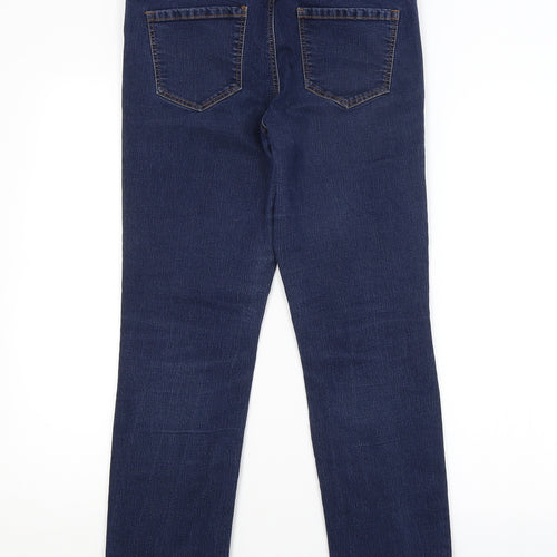 George Womens Blue   Straight Jeans Size 14 L26 in