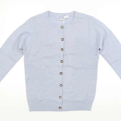 Preworn Womens Blue   Cardigan Jumper Size L