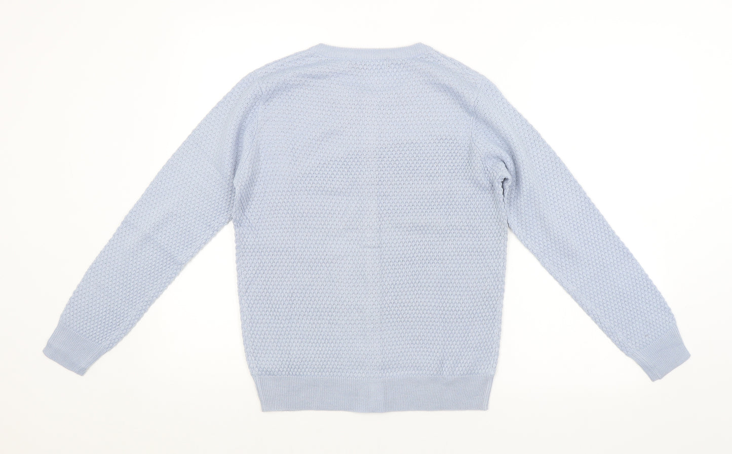 Preworn Womens Blue   Cardigan Jumper Size L
