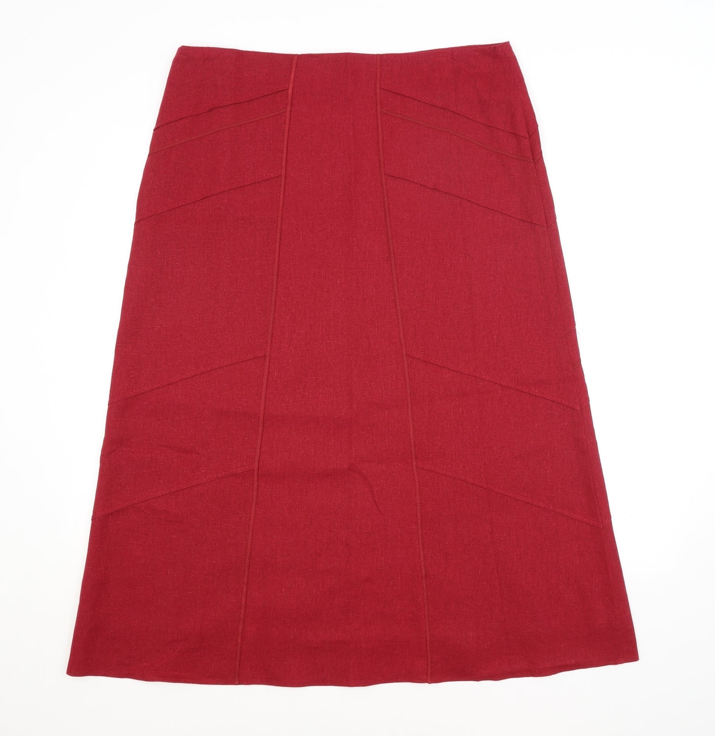 M&CO. Womens Red   A-Line Skirt Size 16