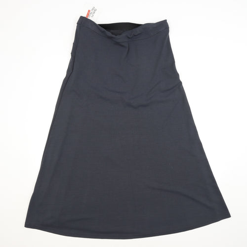 M&S Womens Blue   A-Line Skirt Size 14