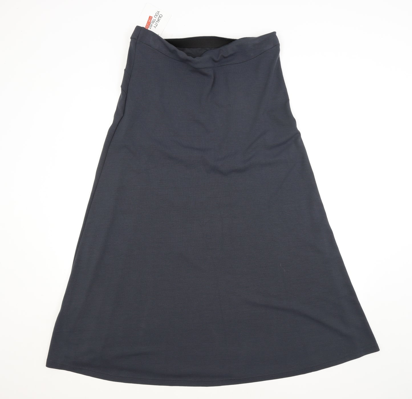 M&S Womens Blue   A-Line Skirt Size 14