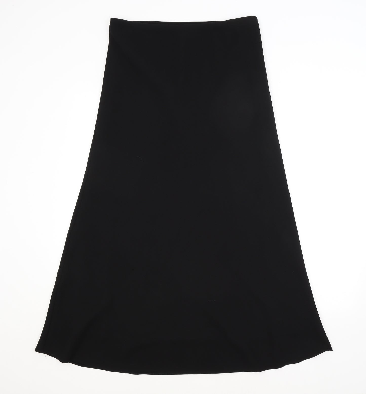 M&S Womens Black   A-Line Skirt Size 14