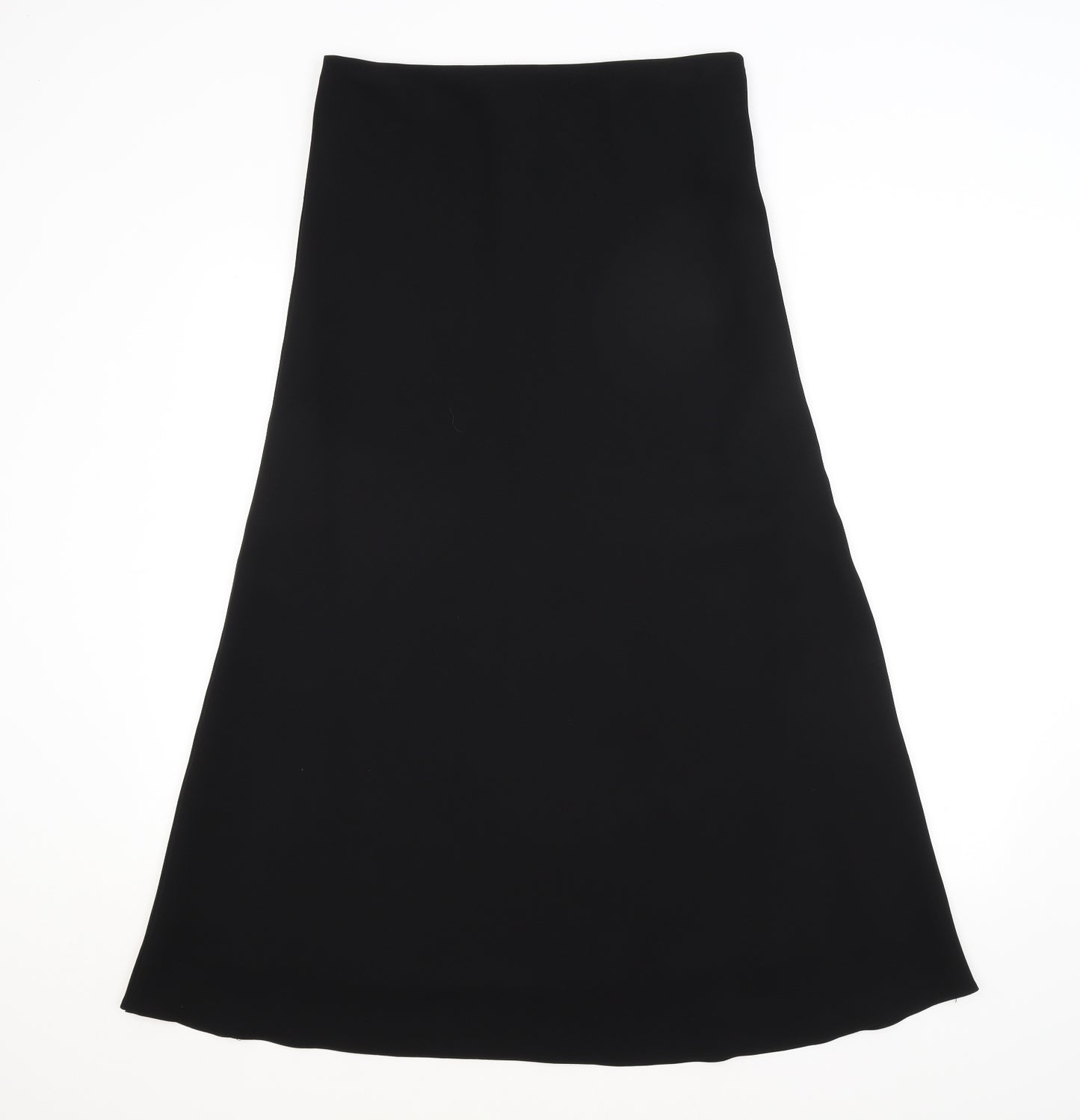 M&S Womens Black   A-Line Skirt Size 14