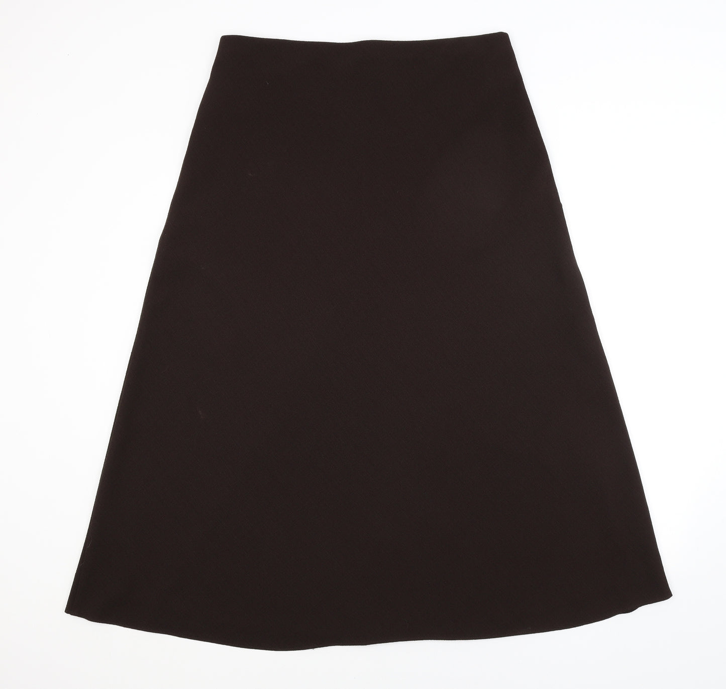 M&S Womens Brown   A-Line Skirt Size 16