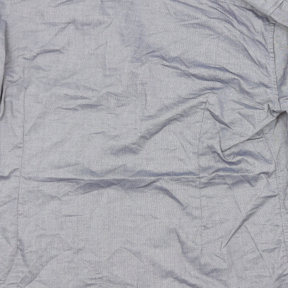 M&S Mens Blue    Dress Shirt Size 16.5