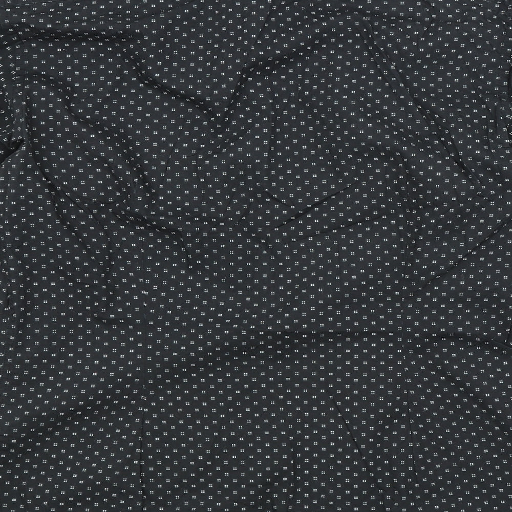 Diesel Mens Black Argyle/Diamond   Button-Up Size S