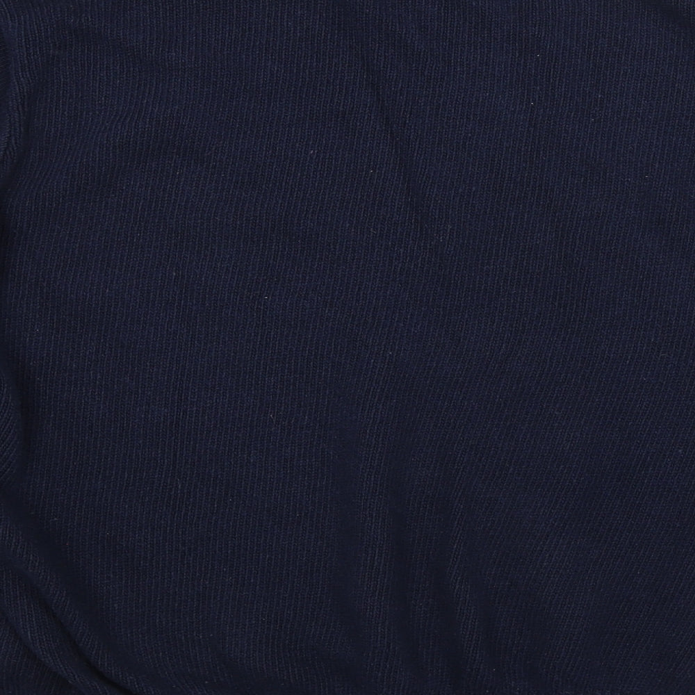 Topman Mens Blue Argyle/Diamond  Pullover Jumper Size L