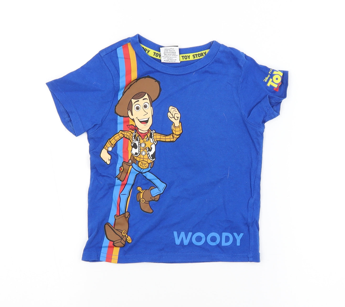 George Baby Blue   Basic T-Shirt Size 12-18 Months  - TOY STORY
