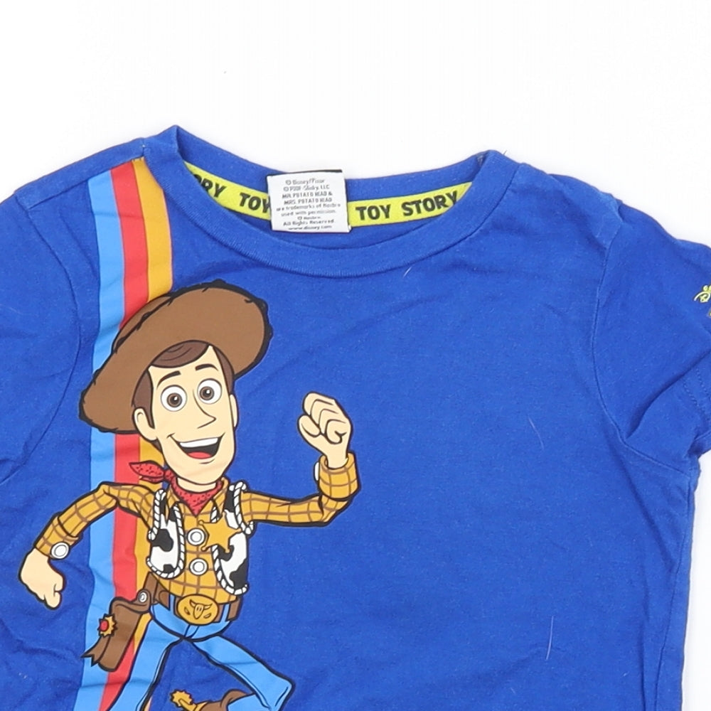 George Baby Blue   Basic T-Shirt Size 12-18 Months  - TOY STORY
