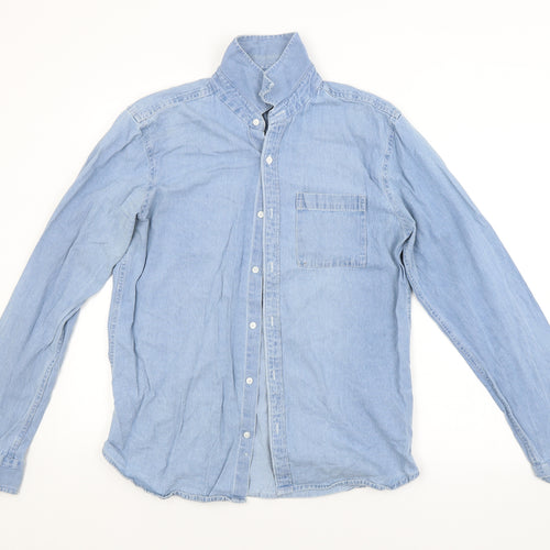 D/STRUCT Mens Blue    Button-Up Size M