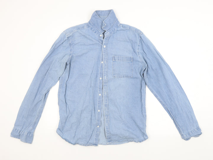 D/STRUCT Mens Blue    Button-Up Size M